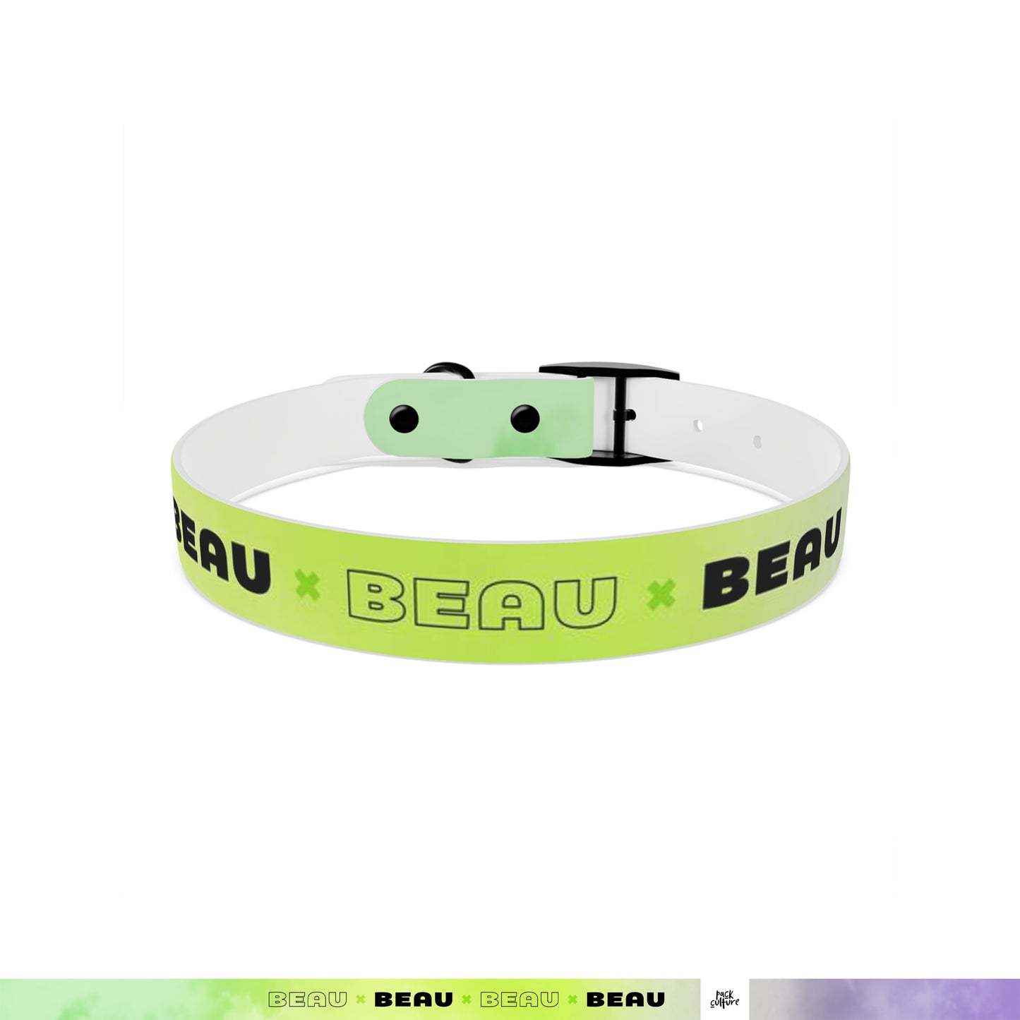 Sour Pop Waterproof Personalised Dog Collar